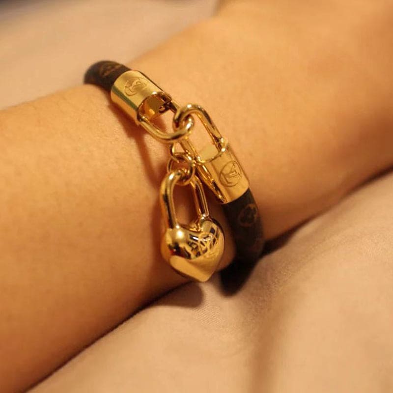 18K Louis Vuitton Crazy In Lock Charm Bracelet